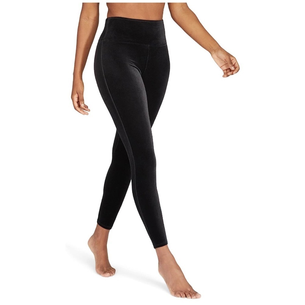 SPANX Black Velvet Leggings - Picture 7 of 8